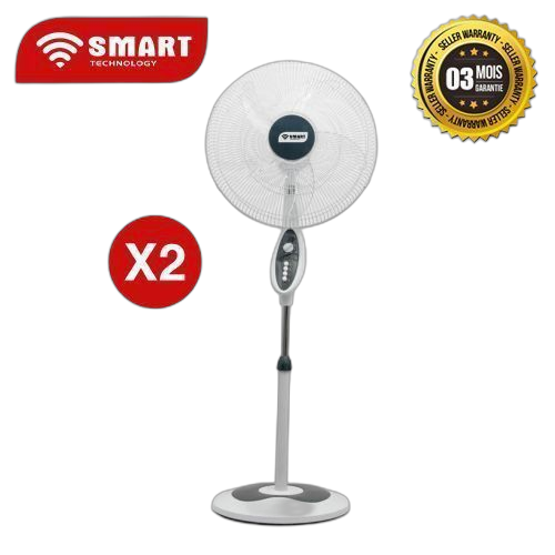 Smart technology pack de 2 ventilateurs 18" stv1840c blanc garantie 3 mois. L'alternative e-commerce intelligente au Sénégal : Diaytar