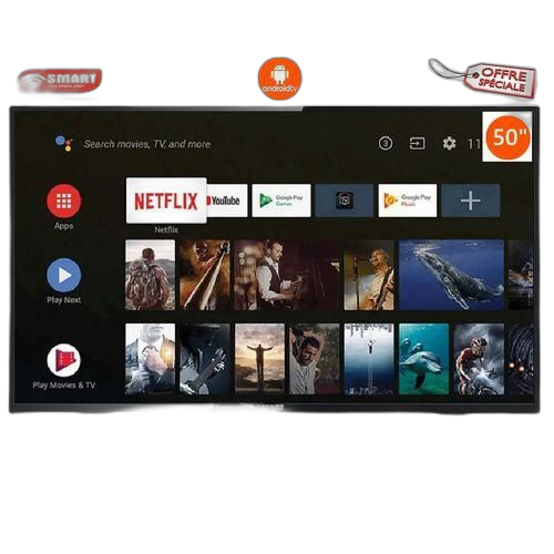 Smart technology smart tv 50 pouces stt 5090hs full hd frameless extra slim garantie 12 mois