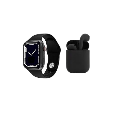 Smart watch + écouteurs bluetooth sans fil noir / mate