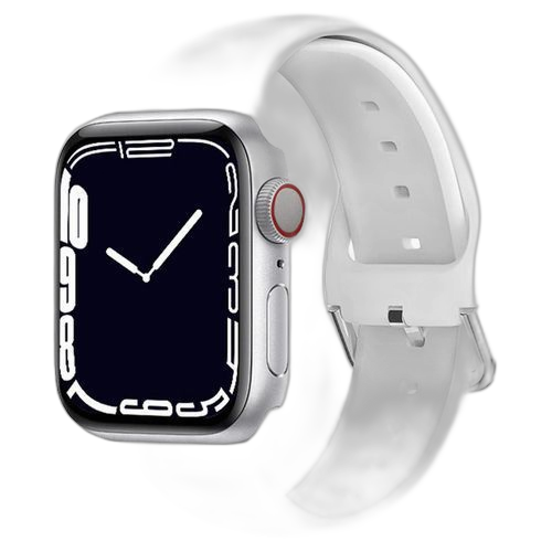 Smart watch pro max avec moniteur de fréquence cardiaque appel bluetooth blanc