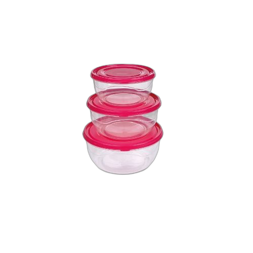 Soft & lock set de 3 bols ronde de rangement en plastique. Diaytar : Là où commence votre expérience shopping idéale