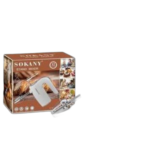 Sokany batteur électrique power en inox 5 vitesses noir 300w