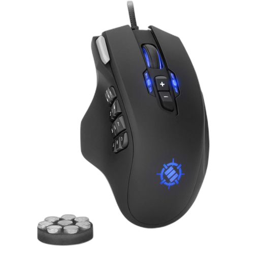 Souris gamer enhance theorem 2 4000 dpiretro eclairage rgb pc noir