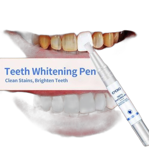 Stylo de blanchiment des dents blanc