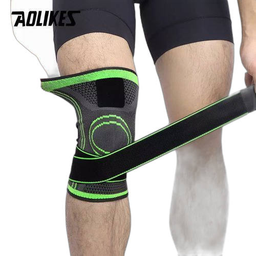 Support de genou 3d genouillèrevert/noir