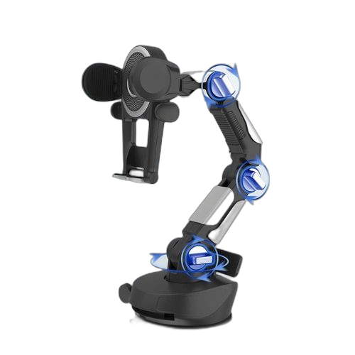 Support de téléphone de voiture rotation à 360 degrés, tableau de bord