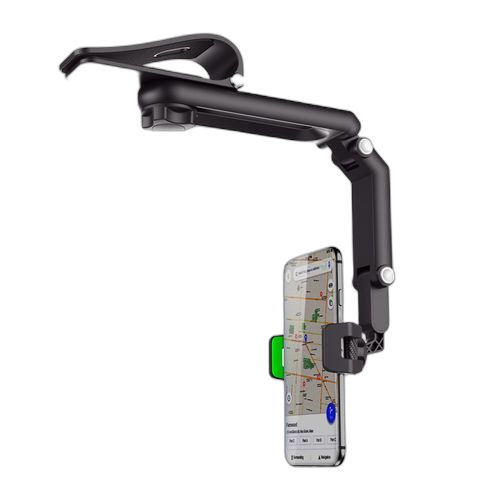 Support de téléphone portable visière pour voiture rotatif 360 ​​degrés