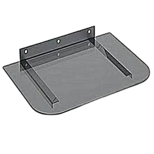Support mural dvdacier verre noir