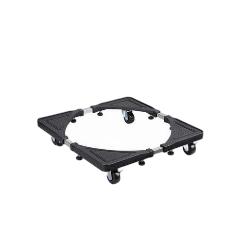 Support pour réfrigérateur machine à laver noir