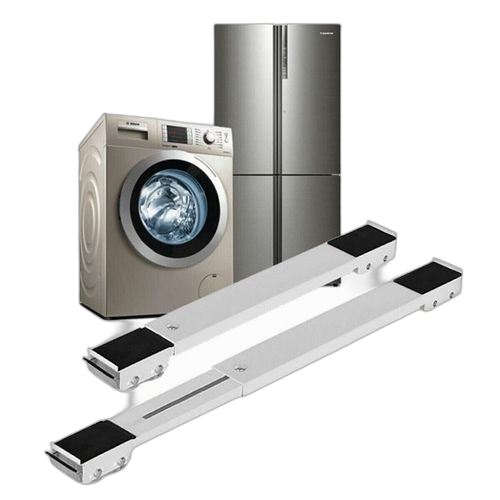 Support à roulettes avec freinage pr refregirateur, machine à laver, cuisiniere