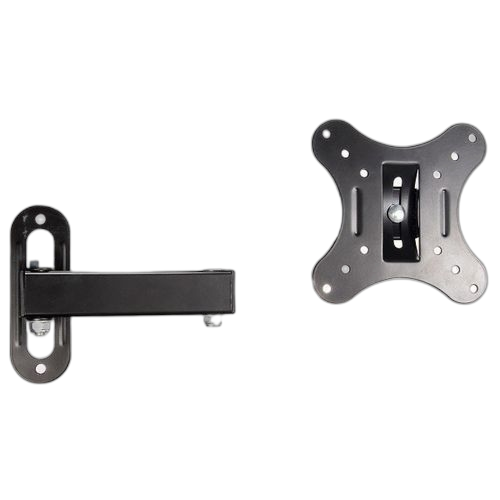 Support universel mural tv pivotant pour 14 27" noir