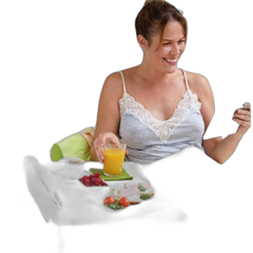 Table pliante multifonctions pour ordinateurs blanc