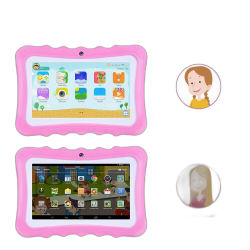 TABLETTE POUR ENFANTS, TABLETTE ANDROID 7 POUCES AVEC WIFI, 1 GO + 8 GO BLEU – Image 4