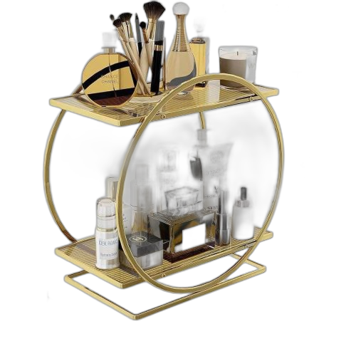 Étagère de rangement pour produits cosmétiques, facile à organiser, haut de gamme, support pour pinceaux de maquillage