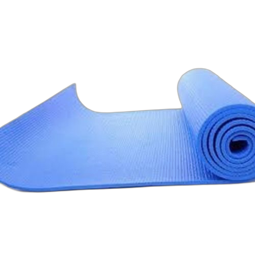 Tapis de yoga bleu