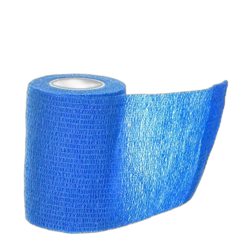 Tarmak bande de maintien cohésive repositionnable 7,5 cm x 4,5 m bleue by decathlon