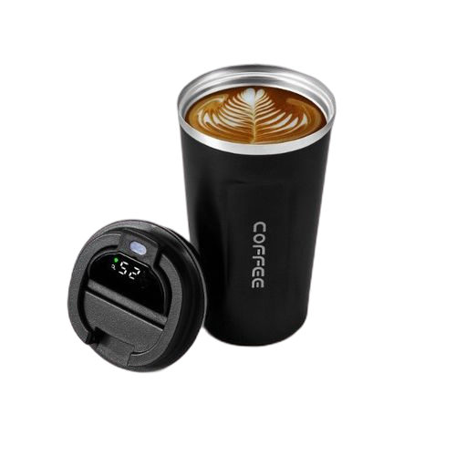 Tasse à café en acier inoxydable de 500ml, tasse de voyage noire. Toutes les catégories, tous les prix sur Diaytar