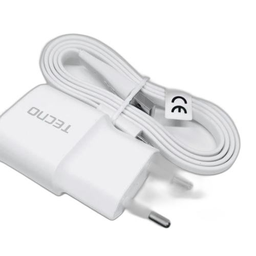 Tecno chargeur tcw e01d 2,4 a, charge deux téléphones à la fois