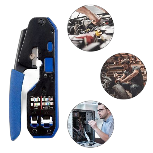 Testeur de câble réseau kit d'outils de sertissage rj45 cat5 cat5e cat6