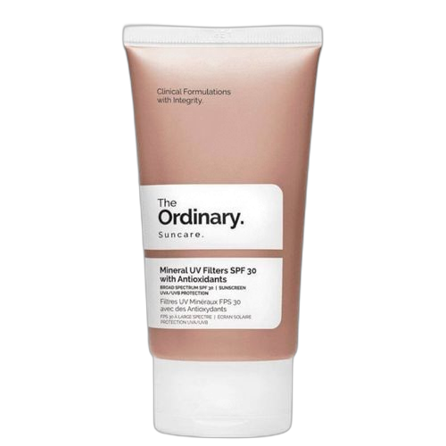The ordinary filtres uv minéraux spf 30 avec des antioxydants
