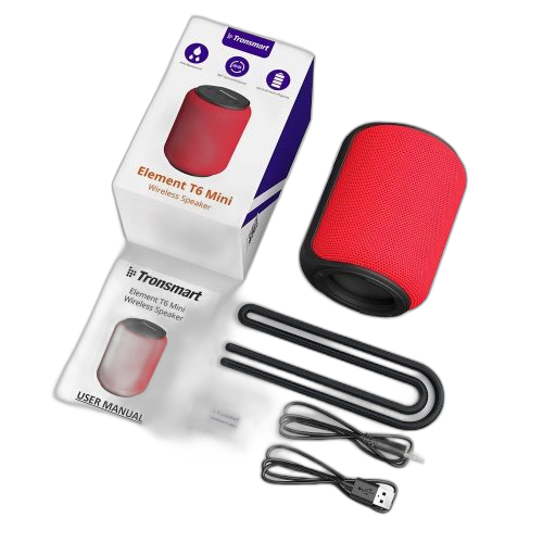 Tronsmart element t6 mini rouge haut parleur bluetooth authentique