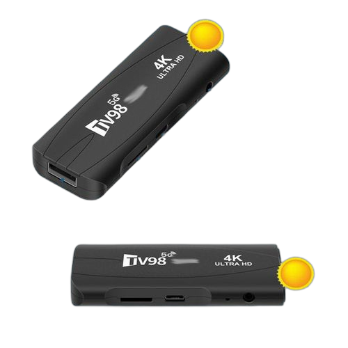 Tv98 décodeur rk3228a android 12 4k hd double bande wifi5g tv box 2+16g