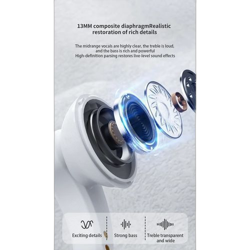 Tws air ear pods pro10 s écouteur bluetooth tactile ultra bass blanc