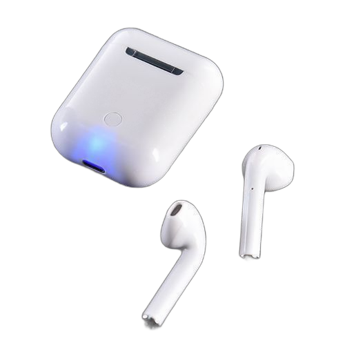 Tws écouteurs sans fil i12 twsavec boîtier rechargeable portatif blanc