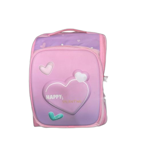 Un sac ou une trousse à dos de couleur violette avec un design mignon de licorne pour fille