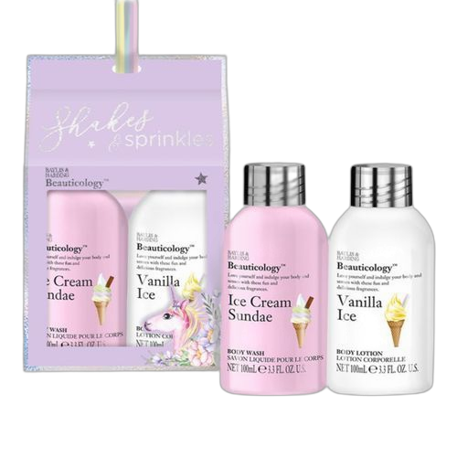 Unbrand gel de douche et creme pour le corps 2 unicorne bouteilles