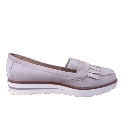 Unbrand mocassins femme venant de londres gris