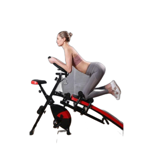 Vélo d'exercice magnétique multifonctionnel, équipement de fitness à domicile, spinning partners, sit ups, push ups, jambes coulissantes