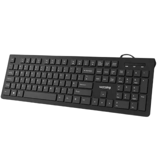 Victsing clavier filaire vitsing pc206a qwertty espagnol noir