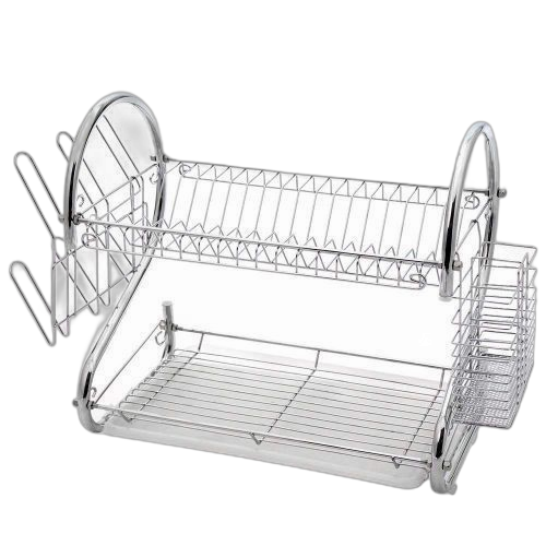 White label égouttoir à vaisselle de cuisine en métal d'acier inoxydable