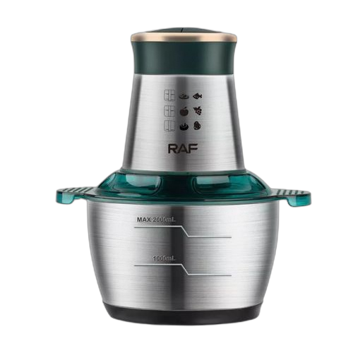 White label hachoir electrique inox trancheuse multifonctions 2l très pratique