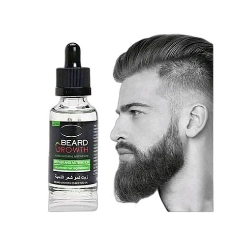 White label huile pousse barbe rapide 30 ml