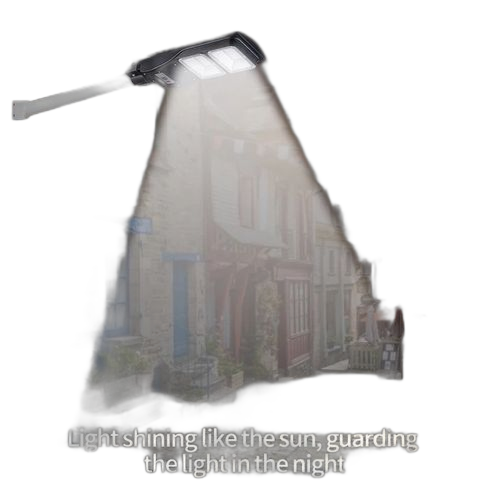 White label lampadaire solaire extérieure détecteur de mouvement2f surveillance