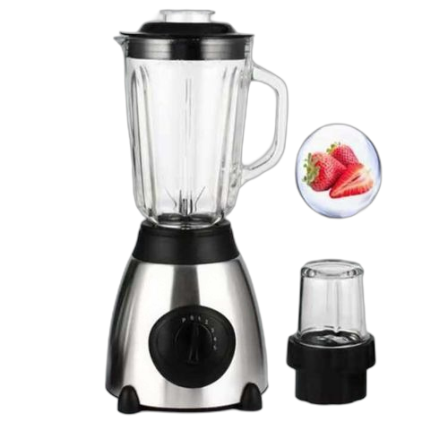 White label mixeur en verre noir 1.5l800w