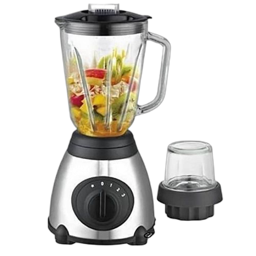 White label mixeur en verre noir 1.5l