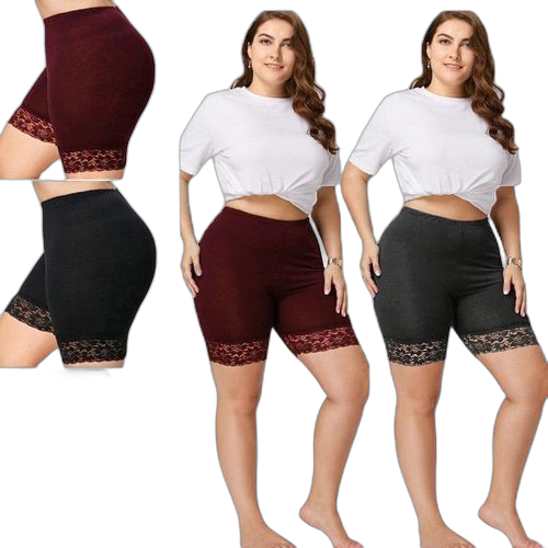 White label pack de 6dentelle culotte coton taille haute couture