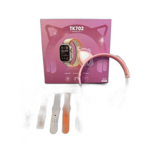 White label smartwatch tk702 + casque et 5 bracelets