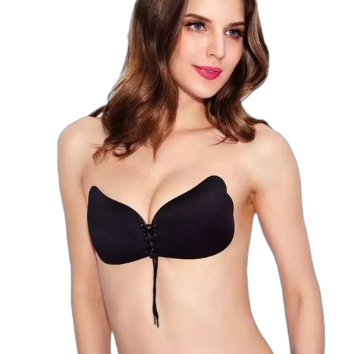 White label soutien push up auto adhésif sans bras invisible noir b