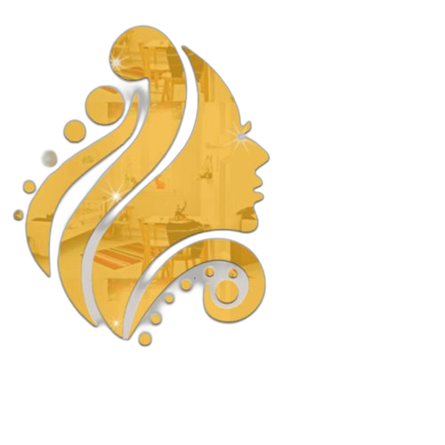 White label stickerautocollant 3d visage couleur dorée