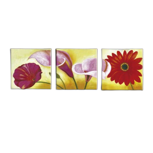 White label tableau 3 pièces floral