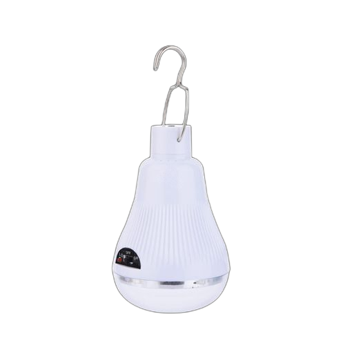 White lampe solaireampoule avec tableau solaire