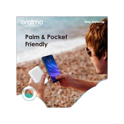 White power bank originalfast charge 10000mah qualitégarantie