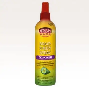 African pride braid sheen spray extra shine 12 fl oz_2802. Entrez dans l'Univers de DIAYTAR SENEGAL - Où Chaque Produit a son Éclat Unique. Explorez notre gamme variée et choisissez des articles qui illuminent votre quotidien.