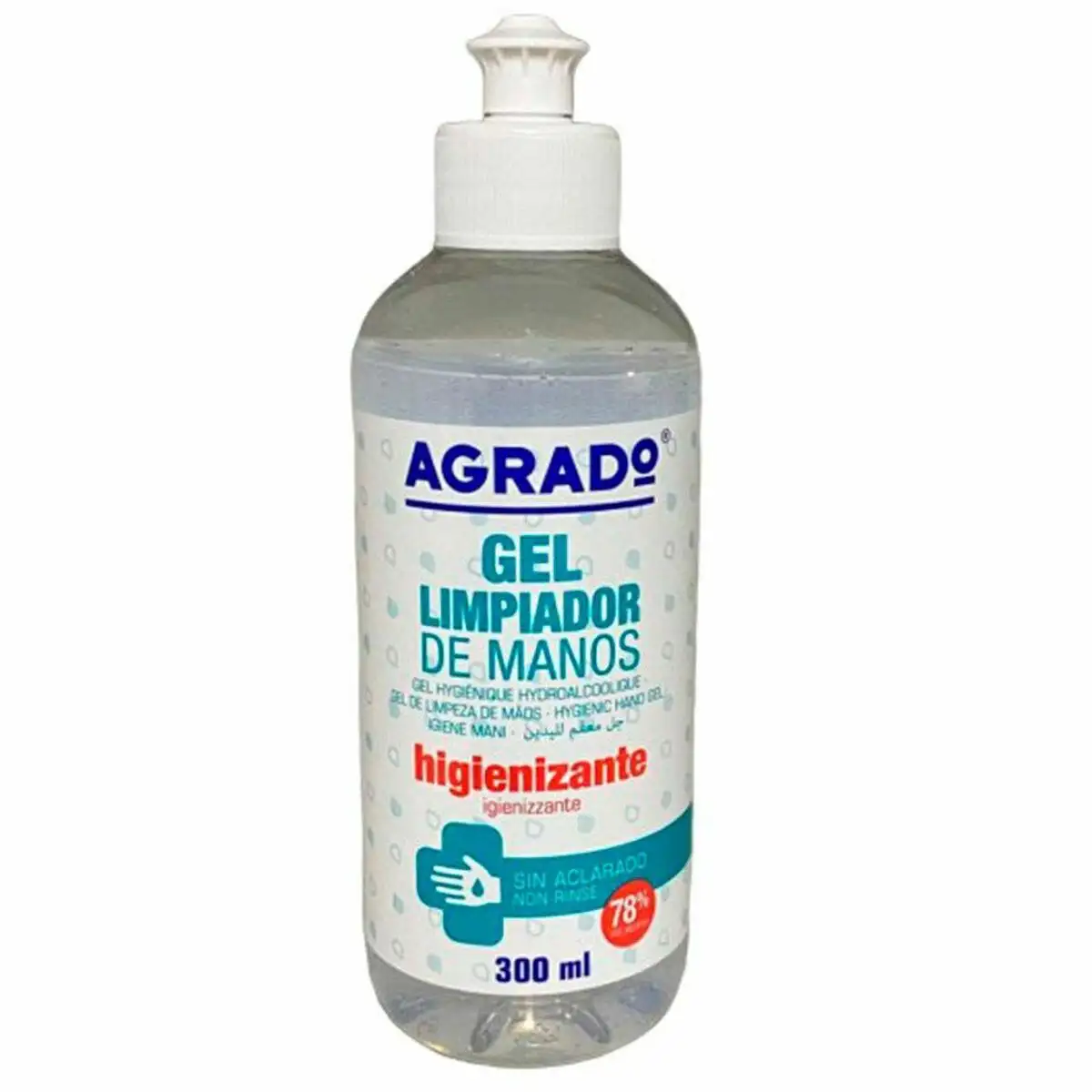 Gel desinfectant pour les mains agrado 300 ml_5952. DIAYTAR SENEGAL - L'Univers de l'Élégance Accessible. Plongez dans notre catalogue et choisissez des produits qui allient sophistication et accessibilité pour un shopping exquis.