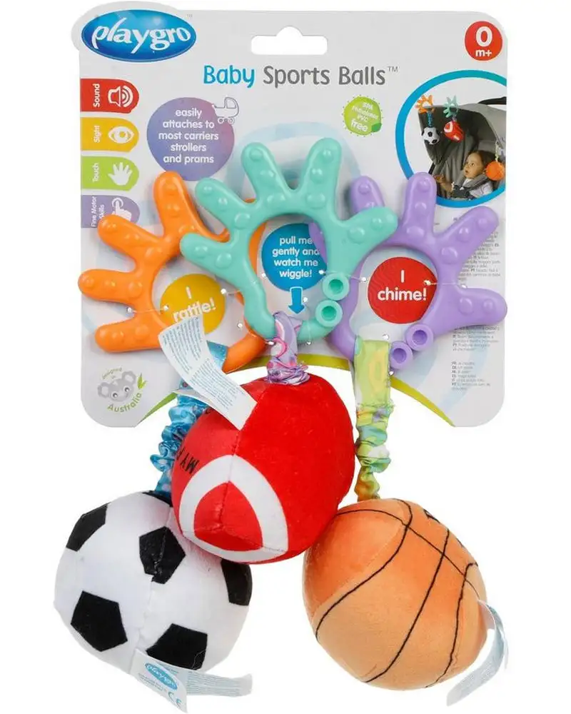 Playgro ballons de sport pour bebe 0m 1_7100. DIAYTAR SENEGAL - L'Art de Vivre le Shopping Éthique. Parcourez notre gamme et choisissez des produits qui reflètent notre engagement envers des pratiques durables.