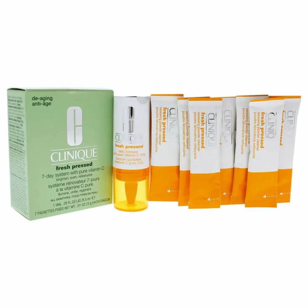 Set de cosmetiques femme clinique 0020714850975 anti age vitamine c 8 pcs reconditionne a_2903. DIAYTAR SENEGAL - Où le Shopping est un Plaisir Engagé. Parcourez notre catalogue et choisissez des produits qui respectent vos valeurs et vos attentes.